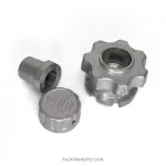 شیر فلکه کلید تنظیم ولتاژ ۳ تکه آلومینیومی