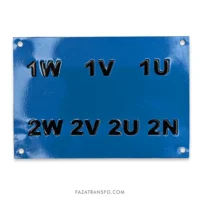 پلاک آبی ترانسفورماتور