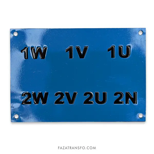 پلاک آبی ترانسفورماتور