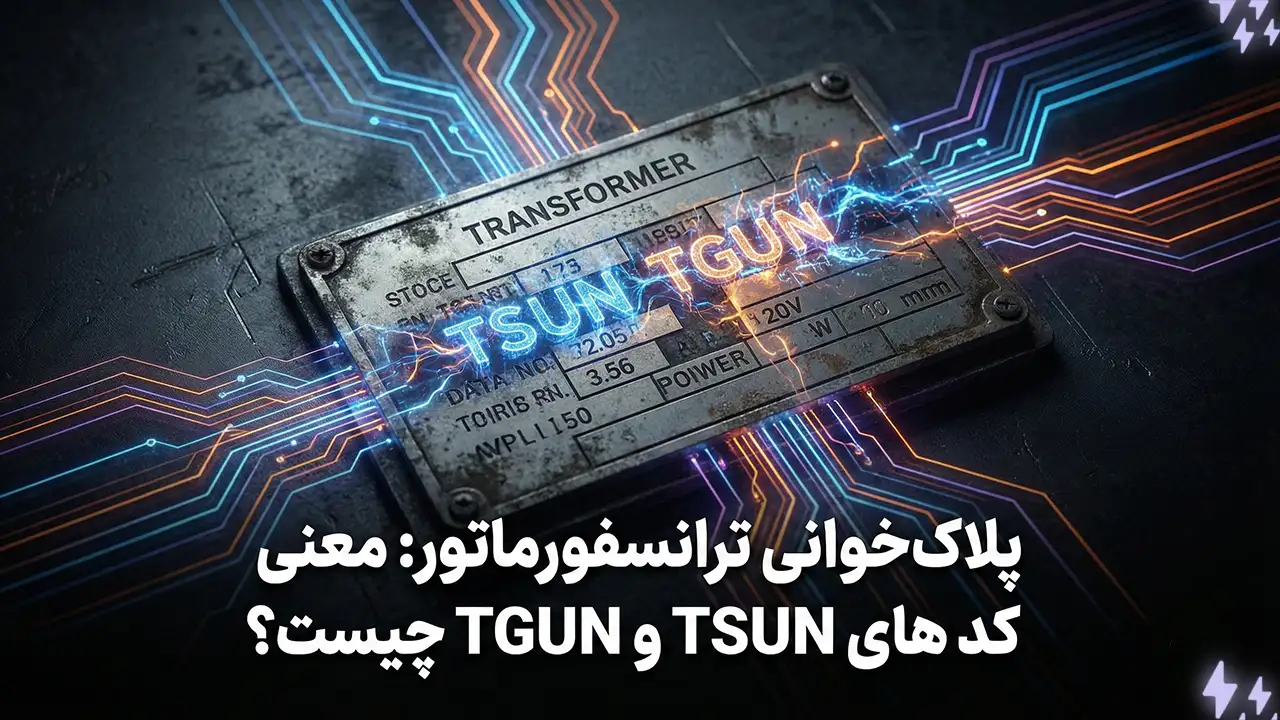 پلاک‌خوانی ترانسفورماتور معنی کدهای TSUN و TGUNچیست؟